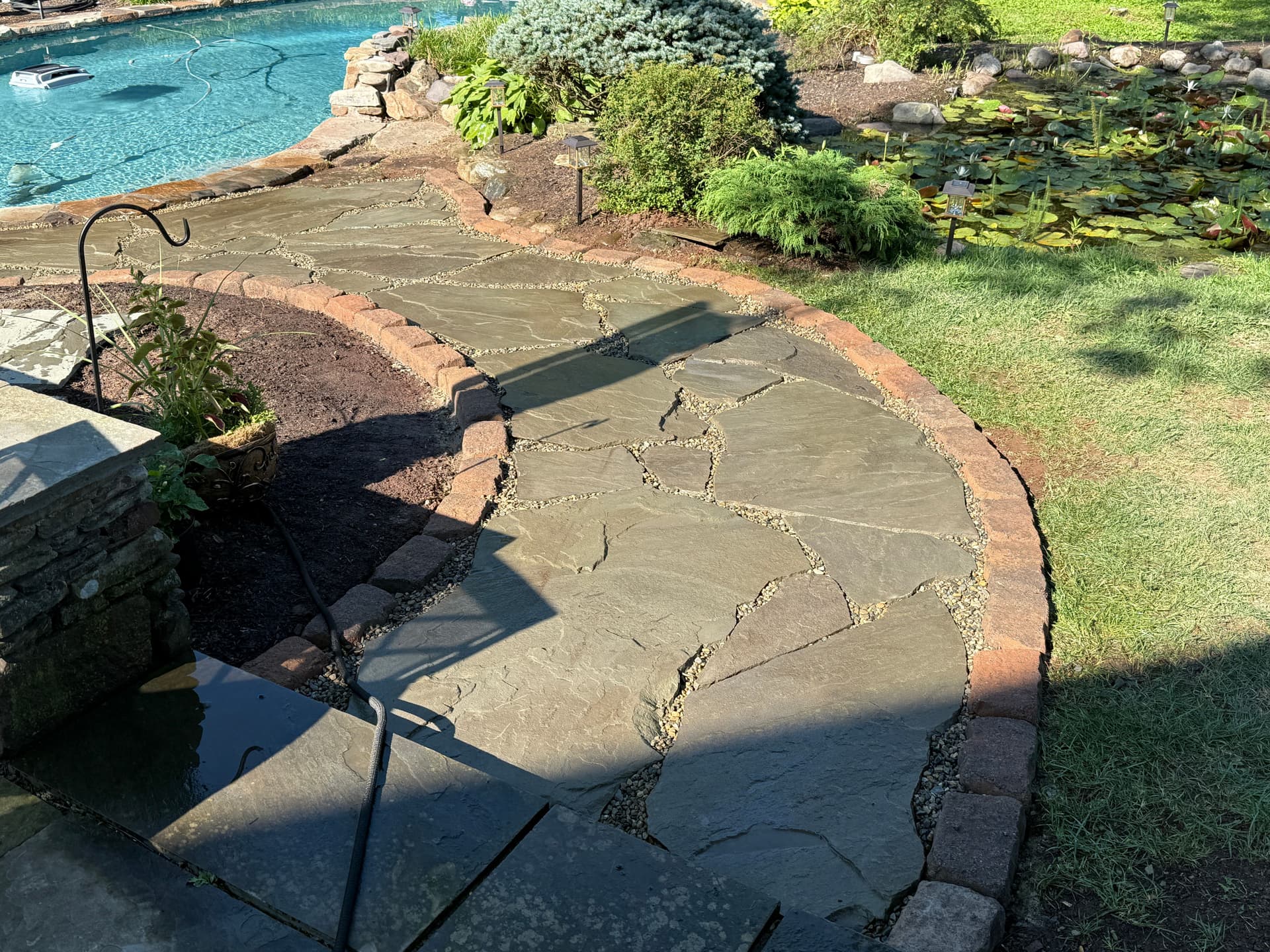 Gallery photos for Backyard Oasis: Seamless Stone Pathways Create Functional Elegance: Image #4