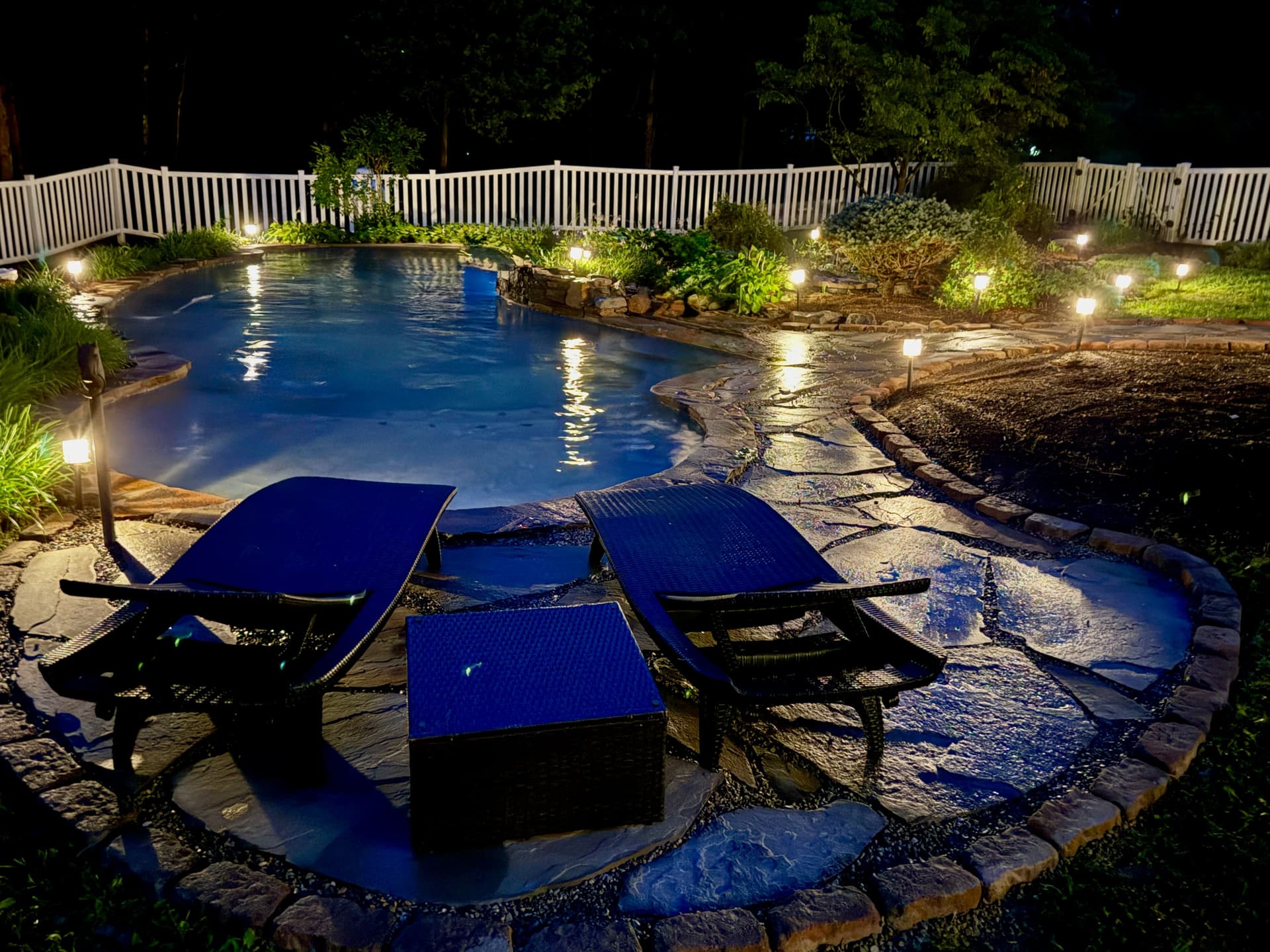 Gallery photos for Backyard Oasis: Seamless Stone Pathways Create Functional Elegance: Image #8