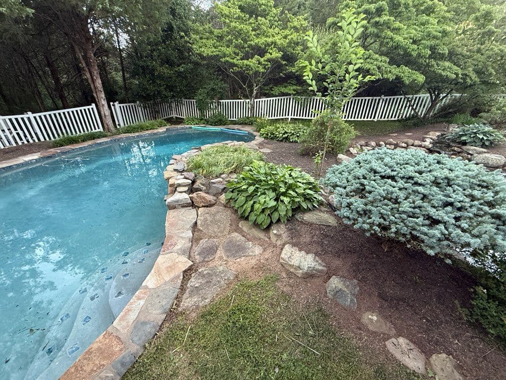 Gallery photos for Poolside Oasis Creation in Pipersville PA: Image #1