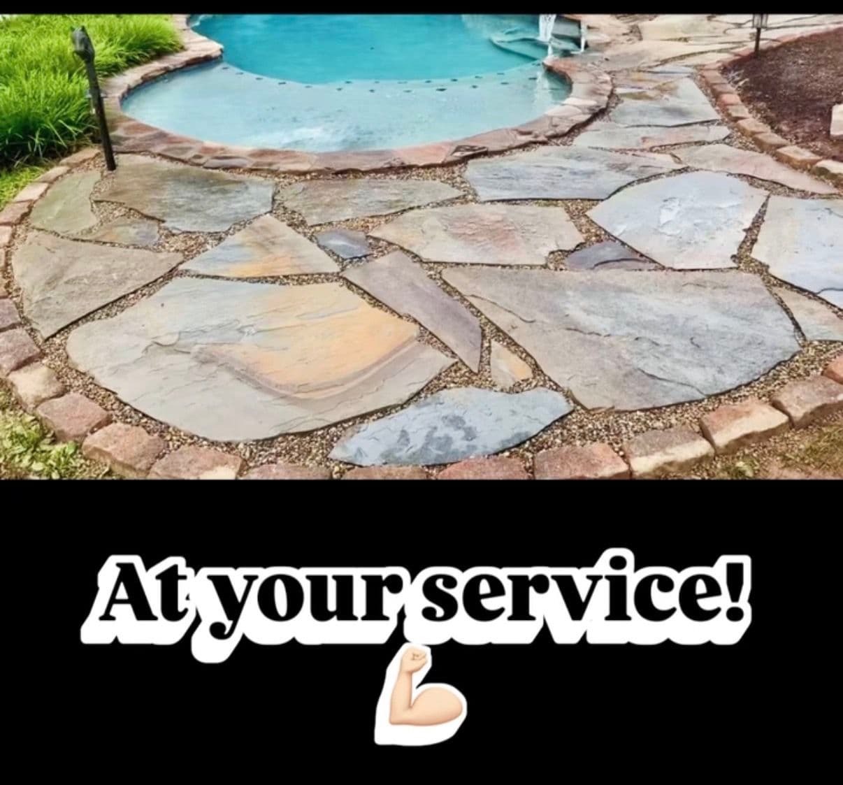 Gallery photos for Flagstone Walkways, Pool Surrounds and Overgrown Beds - A Week of Work: Image #4