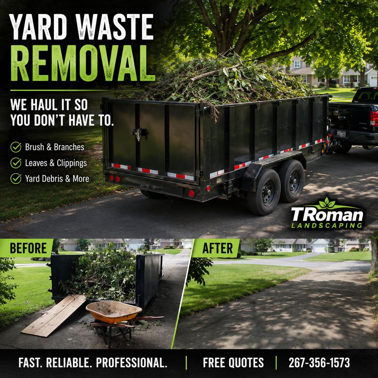 Late Summer Yard Waste Removal Done Right image
