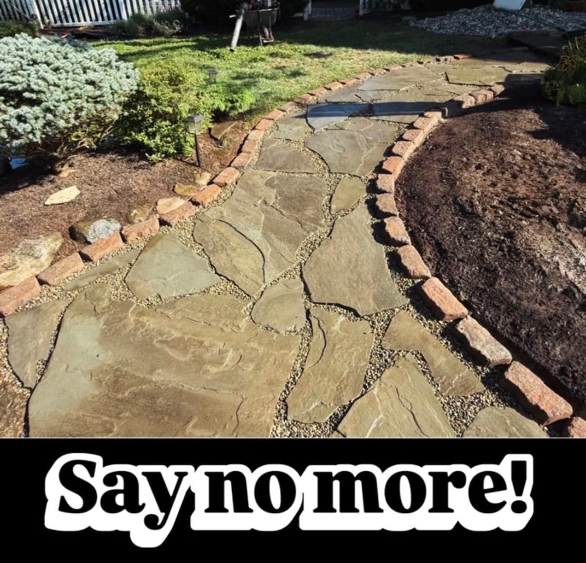 Gallery photos for Flagstone Walkways, Pool Surrounds and Overgrown Beds - A Week of Work: Image #2